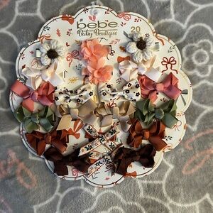Bebe Baby Boutique Floral Hair Bow Collection
